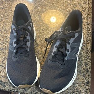 New Balance Black and White womens Athletic Running Shoes